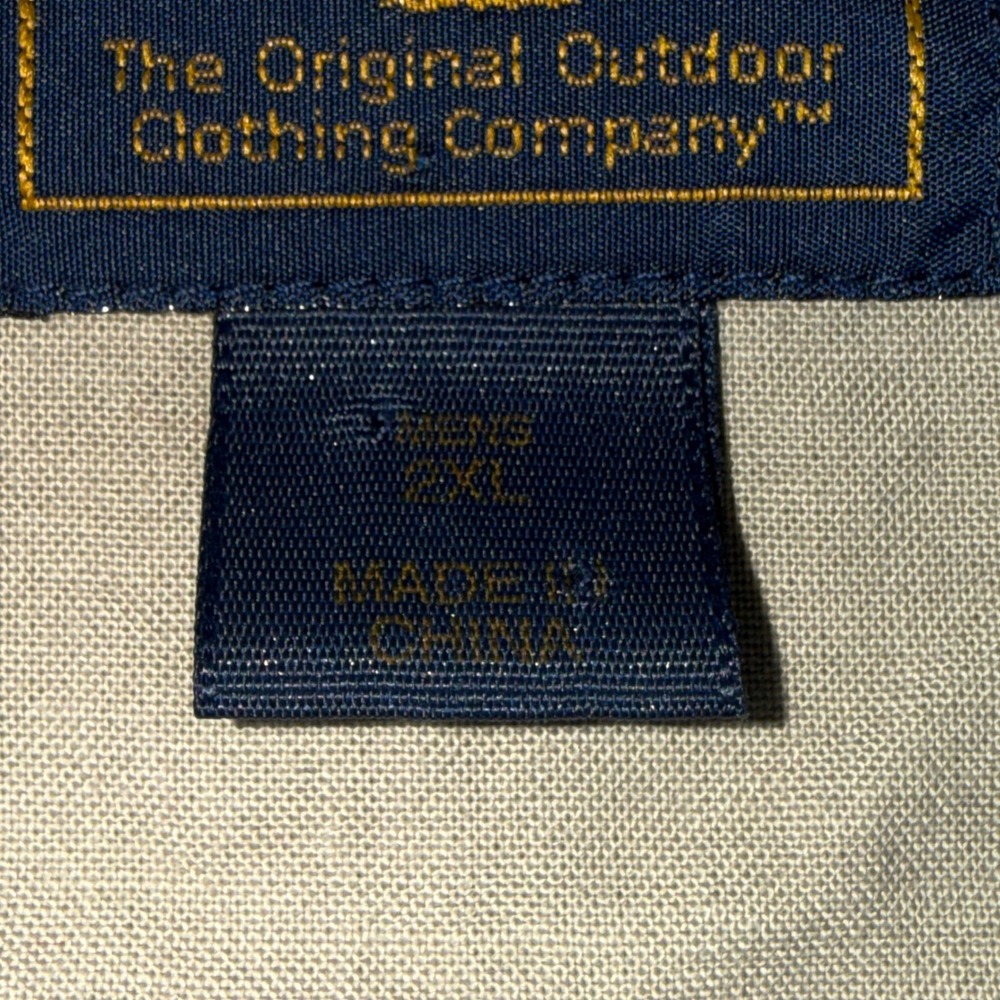 Woolrich Mens Khaki Cotton Multi-Pocket Utility Fishing Vest 475WS 2XL - Picture 7 of 13